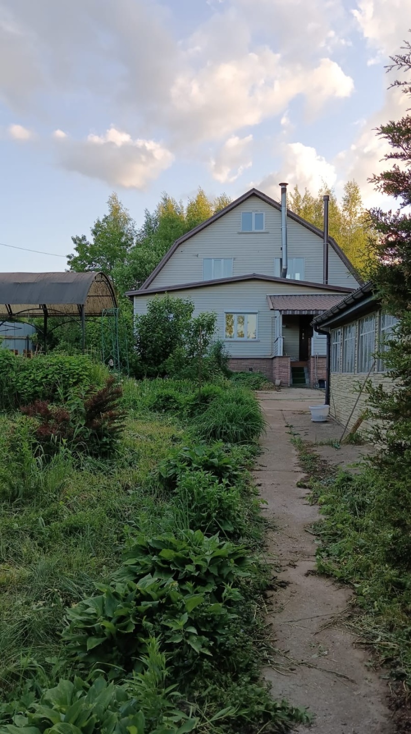 Продается дом в деревне Васькино, ул. Васильковая. Дом общей площадью 182 кв.м, стоит на ленточном фундаменте, из бревна привезенного на заказ Диам~30. Первый этаж: веранда, совмещенный с/у, 2 изолированные комнаты, просторная гостиная, кухня-столовая. Второй этаж: холл и 2 изолированные комнаты. В 