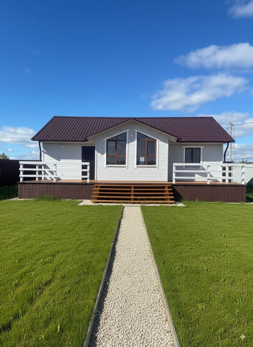 Продается Дом по канадской технологии с пожаробезопасными и экологичными материалами (ROCKWOOL, Knauf). Внутри: 3 комнаты (две по 9,5 м²), кухня-гостиная 34 м², с/у 6 м², прихожая 5,5 м², бойлерная с гардеробной 6,5 м², терраса 28,5 м². Много света благодаря большим окнам.

Стены: утепление 150 мм, 