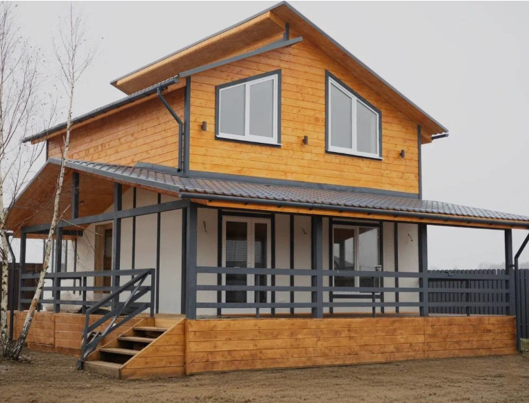 Продаётся стильный, уютный, 2-х этажный ДОМ 130 кв.м +просторная Терраса, участок 7 соток в Чеховском районе,  Васькино ДНП Соколиная гора .

Продуманная до мелочей планировка. 
•Фундамент: железобетонные сваи.
•Просторная кухня -гостиная, место для торжественных встреч. Панорамные окна в пол с выхо